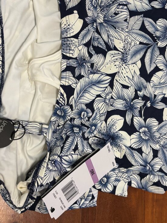 Coco Reef Women's Navy Floral Swimsuit Top, 38D, New - Picture 7 of 9